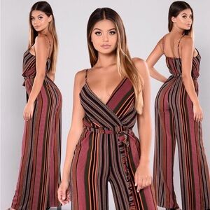 Fashion Nova Seville Jumpsuit- new with tag